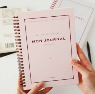 2012 Diary Journal Agenda Mon Journal for 60 weeks  
