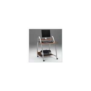  Mayline Eastwinds Mobile Wood and Metal Computer Desk with 