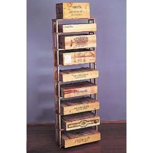  Premium Redwood Wood Case Rack 72H