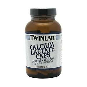  TwinLab Calcium Lactate Caps   100 ea Health & Personal 