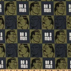   Wide Be A Man Check Green Fabric By The Yard Arts, Crafts & Sewing