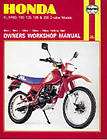 HONDA XL XR80 XR100 XL125 XL185 XR200 78