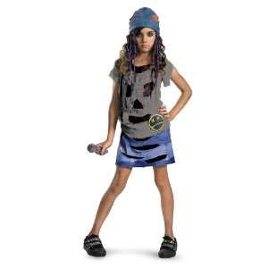 Lets Party By Disguise Inc Grunge Spirit Child Costume / Blue   Size 