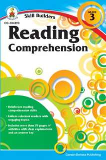  Comprehension Grade 3 by Carson Dellosa Publishing Staff, Carson 