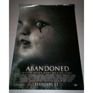  SIGNED THE ABANDONED MOVIE POSTER 