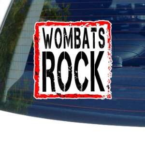  Wombats Rock   Window Bumper Laptop Sticker Automotive