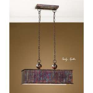  Albiano Rectangle, 2 Lt Pendant