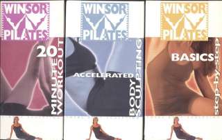   Pilates 3 VHS Total Body Sculpting 20 Minute Basic Accelerated  