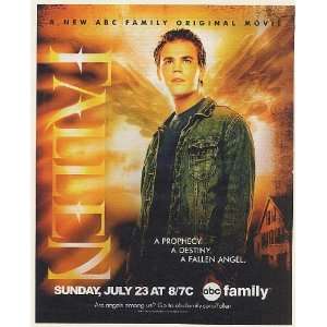  2006 Fallen ABC Family Original Movie Promo Print Ad 