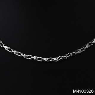 Trendy Men Stainless Steel 21 Rope Chain or 22 Bike Chain Necklace 