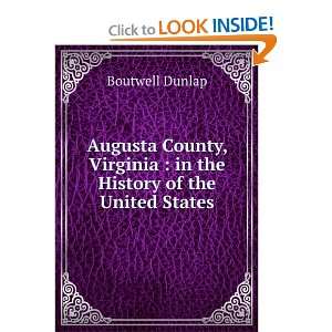   Virginia  in the History of the United States Boutwell Dunlap Books
