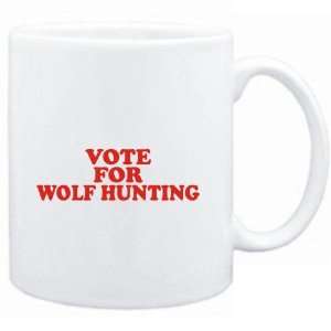    Mug White  VOTE FOR Wolf Hunting  Sports
