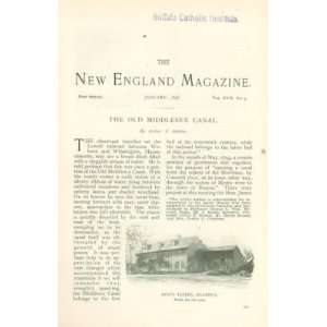   1898 Middlesex Canal Massachusetts Billerica Woburn 