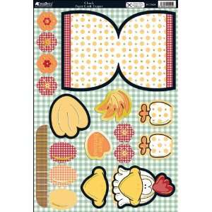  Wobblers Die Cut Punch Out Sheet 2 Pack Chuck, White 