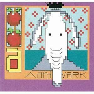  AlphaZoo A (Aardvark & Apple)   Cross Stitch Pattern Arts 