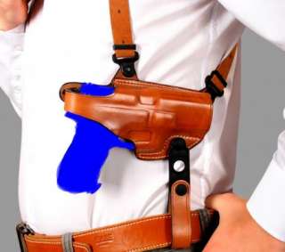 LEATHER SHOULDER HOLSTER 4 SPRINGFIELD XD 9 40 XDM 45  