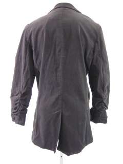 XCVI Dark Brown Corduroy Long Sleeve Blazer Jacket Sz L  