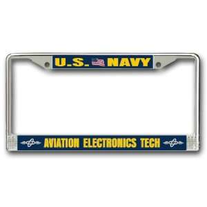  US Navy Aviation Electronics Technician License Plate 