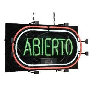   Patterns NFR AO 2413 RWG 13 x 24 Neon Sign Abierto