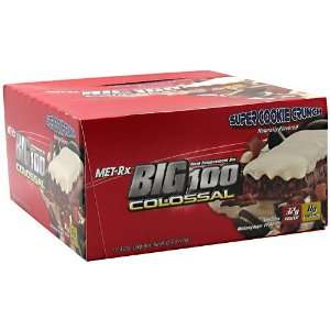  MET Rx, Big 100 Colossal Meal Replacement Bar 12   3.52 oz 