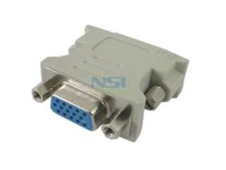 DVI 24+1 Pin Male to VGA 15 Pin Female Video LCD TV Adapter Converter 