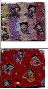 Betty Boop Satin Pillow Cases size 13x13  
