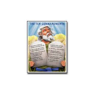  Chartlet The Ten Commandments 17 X 22 Toys & Games