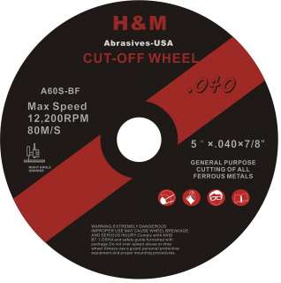 100 5x.04 x7/8 Cut off Wheels for Stainless Steel &. Metal Cutting 