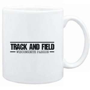 Mug White  TRACK AND FIELD Wisconsinite PASSION  Usa 