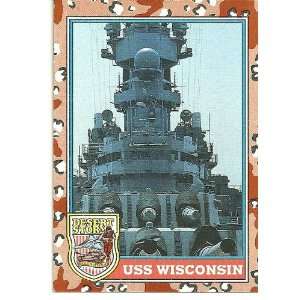  Desert Storm USS Wisconsin Card #122 