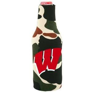  Wisconsin Badgers Camo 12oz. Bottle Coolie Sports 