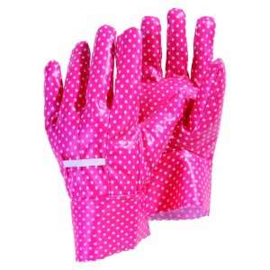  Dotty Water Resistant Coated Gloves   Medium Patio, Lawn 