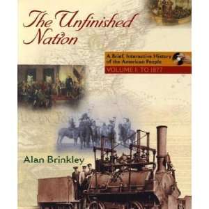  Unfinished Nation Vol I [Paperback] Alan Brinkley Books