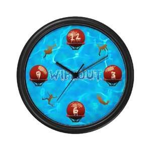  Wipeout Balls Wall Clock by 