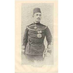    1905 Abbas II Khedive of Egypt Ardin Palace Cairo 