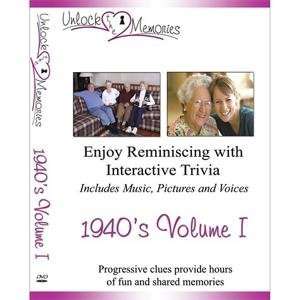  S&S Worldwide Unlock the Memories Dvd, 1940s Volume 1 
