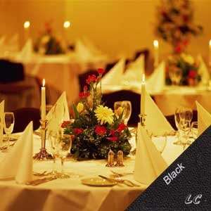   Black Permalux Banquet Napkins Wholesale 