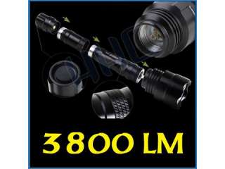 trustfire 3800 lumens 3x cree xmlt6 led tactical flashlight torch