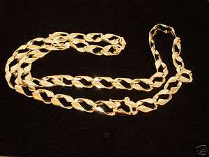   Yellow Gold 24 Open Curb Link Chain 45.30gms   GIA Appraised $2720.00