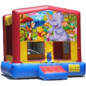  Winnie the Pooh Bounce House Inflatable Jumper Art Panel Theme 