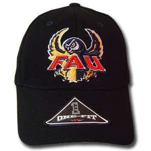   FLORIDA ATLANTIC OWLS BLACK NEW CAP HAT FLEX FIT