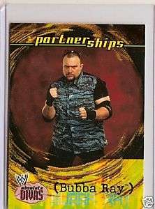 WWE ABSOLUTE DIVAS TRADING CARD BUBBA RAY DUDLEY  
