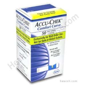  Accu Chek Comfort Curve Diabetic Test Strips   50 Strips 