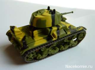 72 T 26 Soviet Tank diecast model Military WWII and magazine # 31 