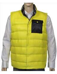Nike Mens Reversible 700 Fill Down Puffer Vest Yellow/Black XL