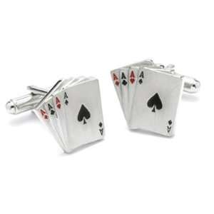  4 Aces Cufflinks Jewelry