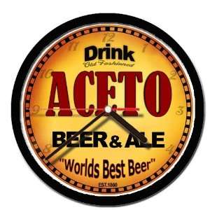  ACETO beer and ale wall clock 