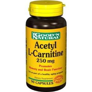  Acetyl L Carnitine 250 mg   90 Capsules Health & Personal 