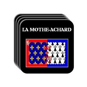 Pays de la Loire   LA MOTHE ACHARD Set of 4 Mini Mousepad Coasters