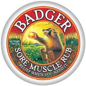  Badger Badger Sore Muscle Rub   2 fl oz Beauty
